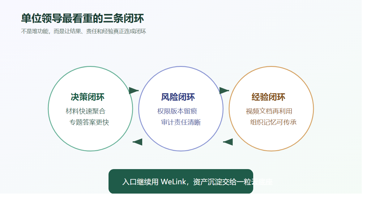 领导看结果的决策闭环图